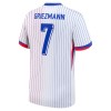 Maglia ufficiale Francia Griezmann 7 Trasferta Euro 2024 per Uomo